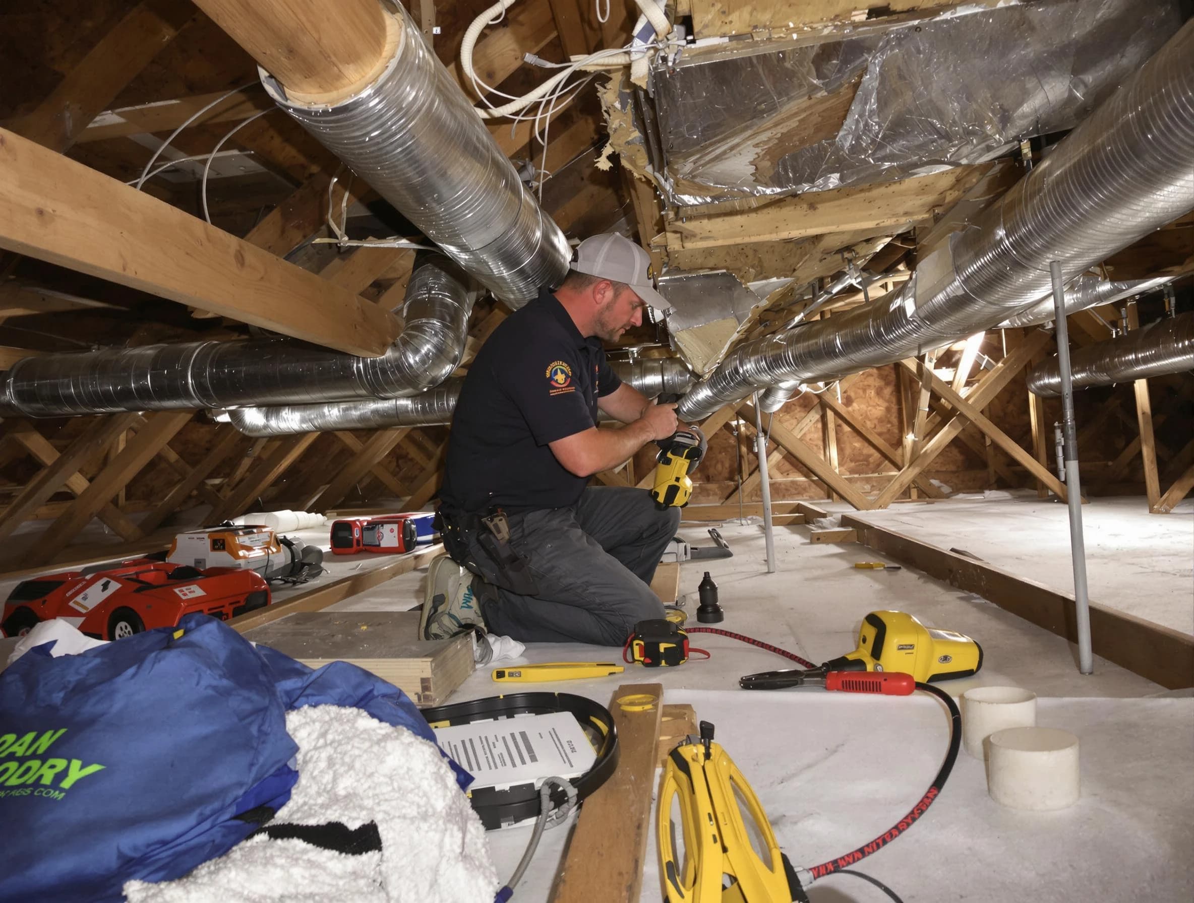 Professional air duct repair by Conyers Air Duct Cleaning in Conyers