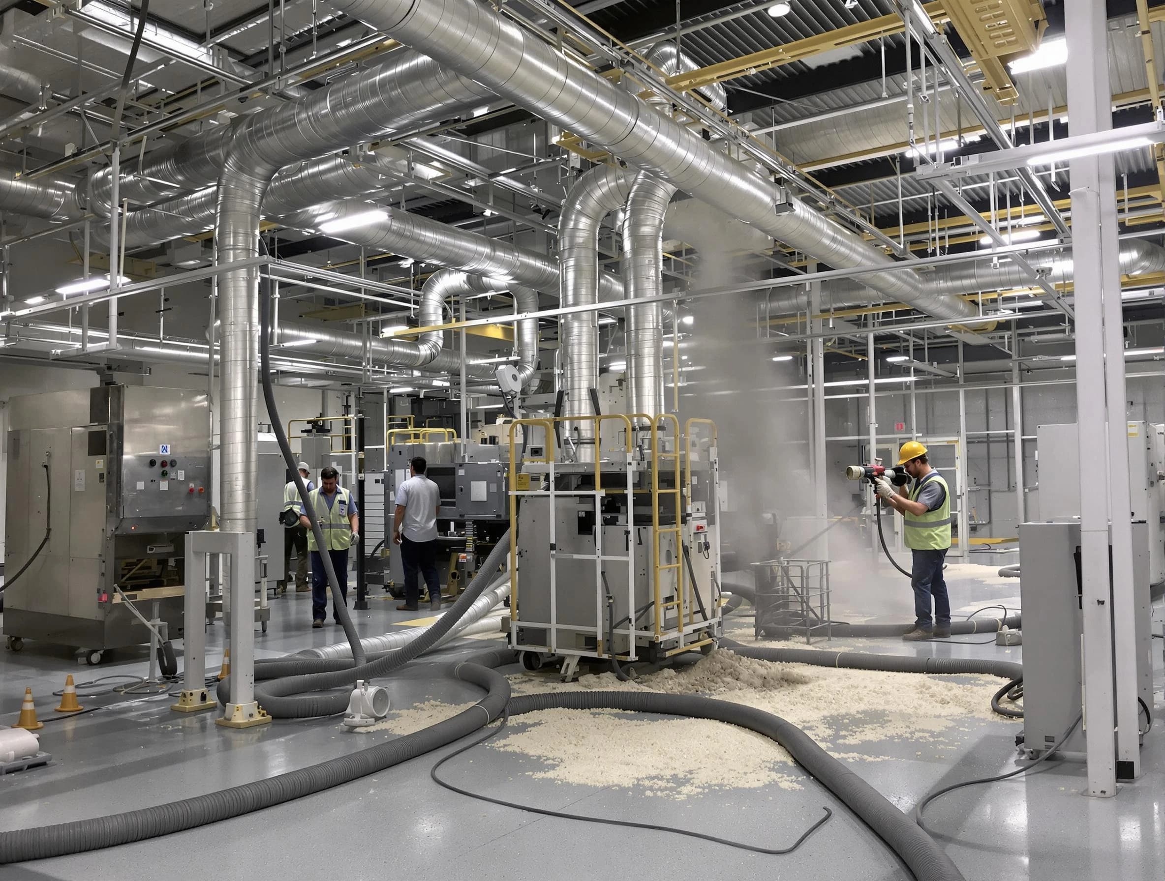 Heavy-duty industrial duct cleaning by Conyers Air Duct Cleaning in Conyers