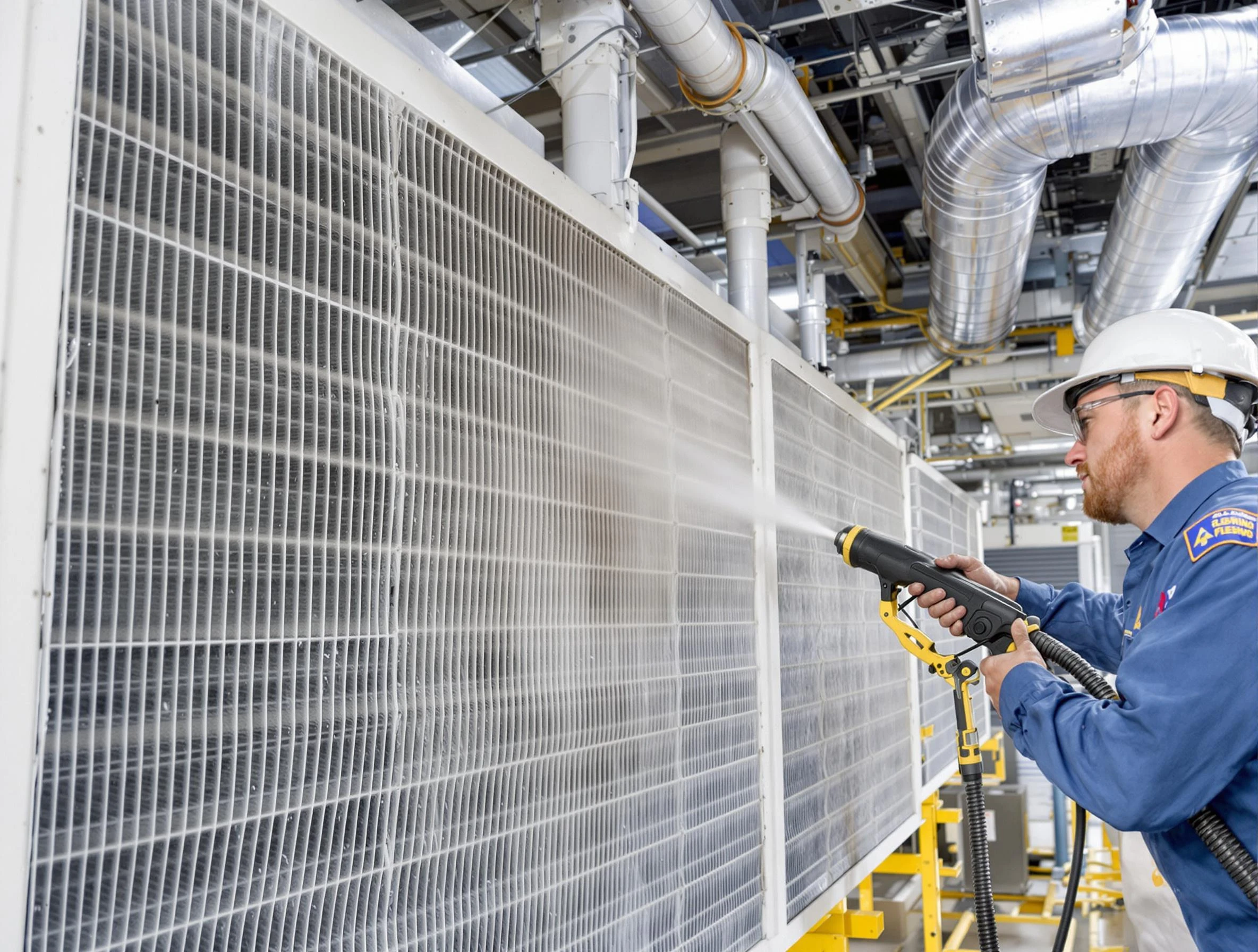 Professional commercial coil cleaning by Conyers Air Duct Cleaning in Conyers