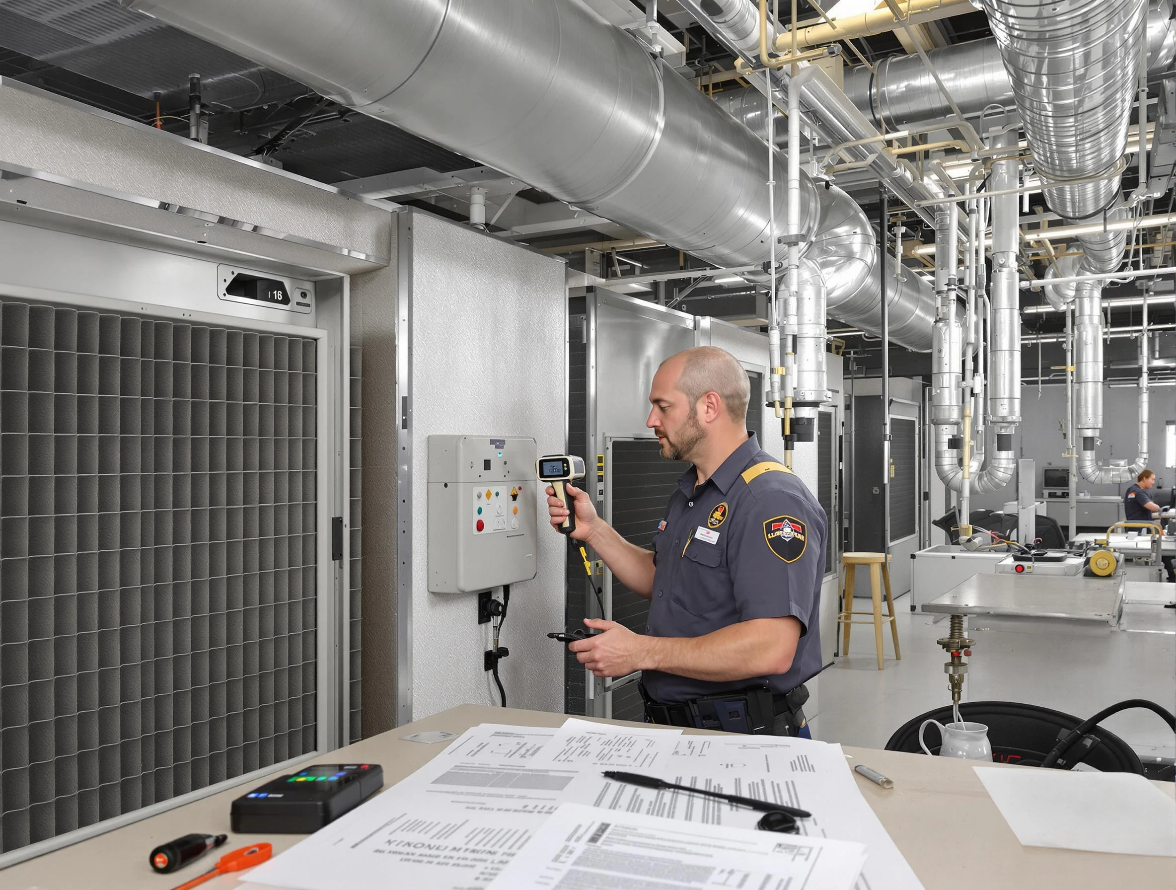 Professional filter system inspection by Conyers Air Duct Cleaning in Conyers