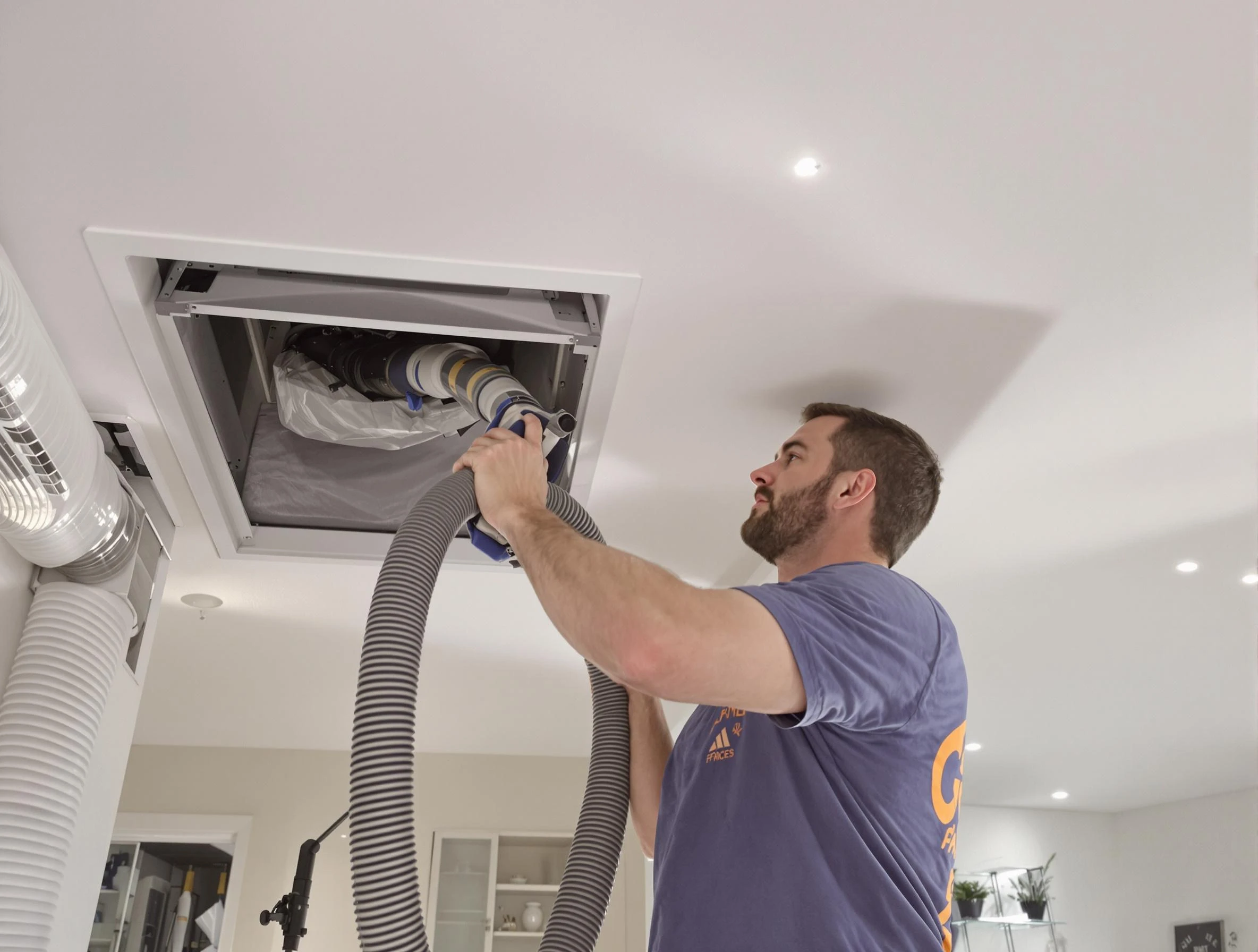 Precision indoor duct cleaning by Conyers Air Duct Cleaning in Conyers