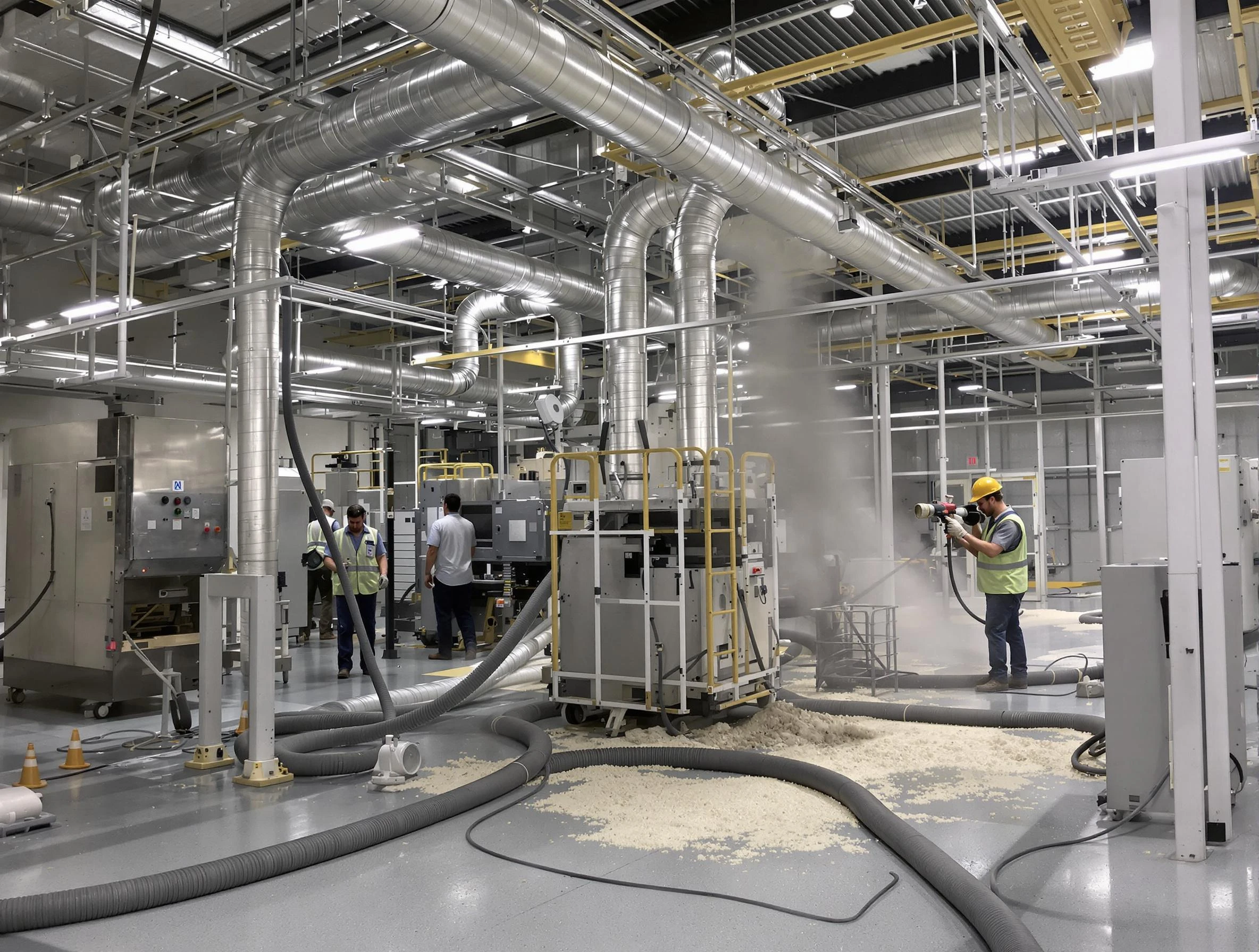 Heavy-duty industrial duct cleaning by Conyers Air Duct Cleaning in Conyers