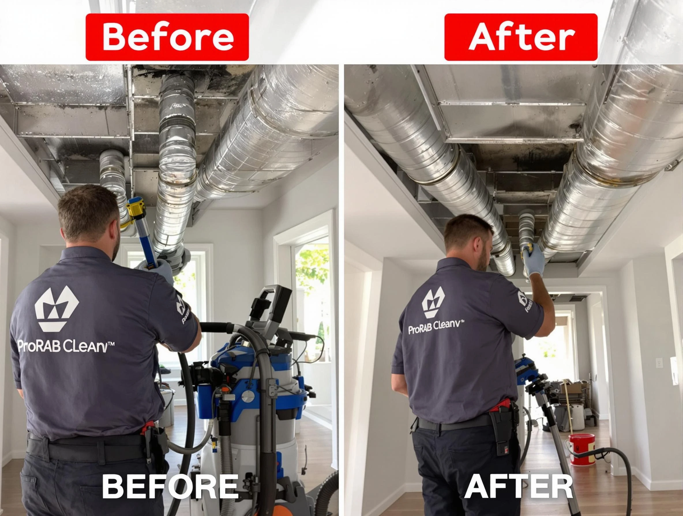 Conyers Air Duct Cleaning expert performing thorough residential duct cleaning in a Conyers home